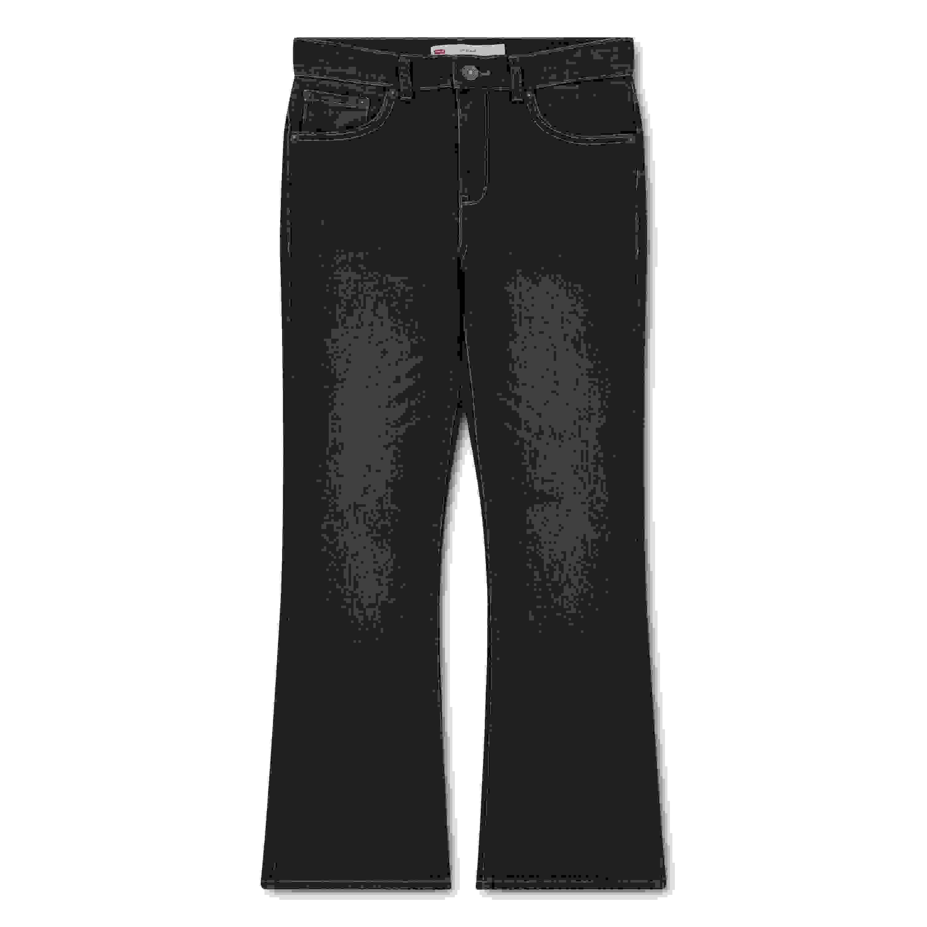 Levi's 726 High Rise Flare Little Girls' Navy Wash Denim Jeans